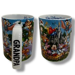Walt Disney World Storybook Characters "Grandpa" Coffee Cup Mug Pixar